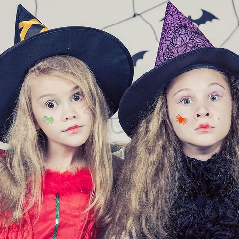 600 قطعة من ترونيسترو العناكب البلاستيكية للهالوين، العناكب الصناعية الواقعية مضيئة العناكب لعبة مقنك واقعية لمستلزمات ديكور الهالوين، 5 ألوان in Kuwait