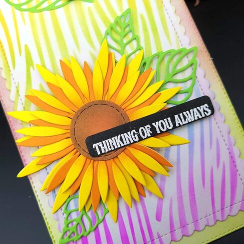 Alinacutle Sentiments Clear Stamps and Tag Die Set, Stripe Stamp Banner,Paper Craft Metal Die-Cuts,Scrapbooking Cutting in Kuwait