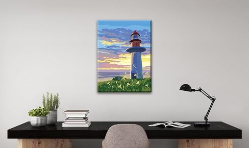 دي واي دي جوي مجموعة رسم بالارقام للبالغين والاطفال، مجموعة طلاء اكريليك ذاتية الصنع - لايف هاوس in Kuwait