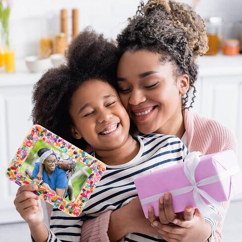 2 Packs Make Your Own Frame Kit for Kids Decorate Your Own Wooden Photo Craft Kits Unfinished DIY Picture Frame with Colorful Shells for Teens Girls Fun Activity Birthday Festival Gifts Supplies in Saudi Arabia