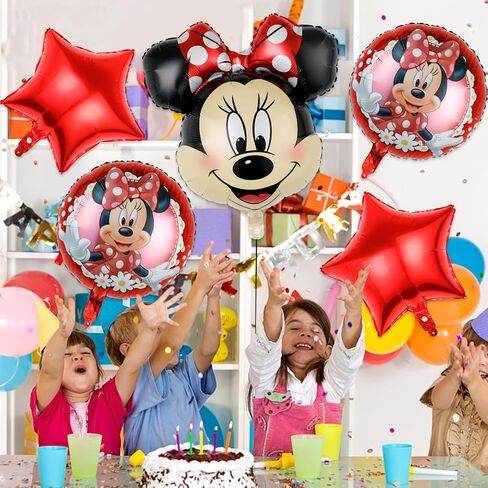 6Pcs Cartoon Mouse Aluminum Foil Balloon Set in Kuwait