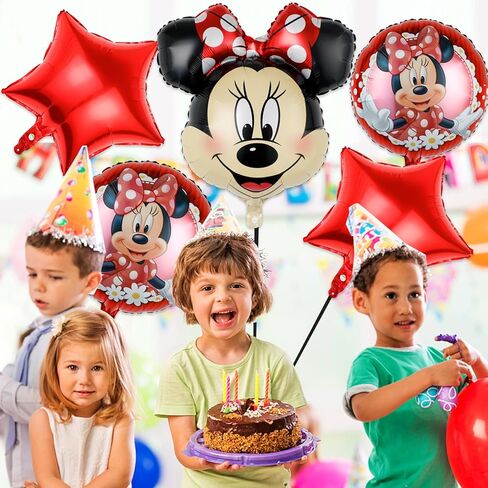 6Pcs Cartoon Mouse Aluminum Foil Balloon Set in Kuwait