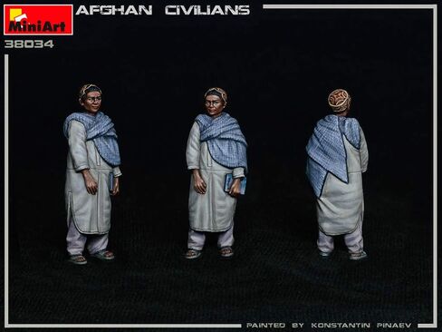 ميني ارت 38034 1/35 ملحقات بلاستيكية مدنية افغانية 5 مجسمات in Kuwait