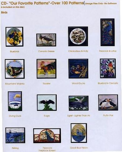 Stained Glass Pattern Collection -"Our Favorite Patterns" in Saudi Arabia