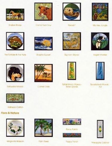 Stained Glass Pattern Collection -"Our Favorite Patterns" in Saudi Arabia