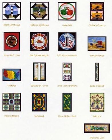 Stained Glass Pattern Collection -"Our Favorite Patterns" in Saudi Arabia