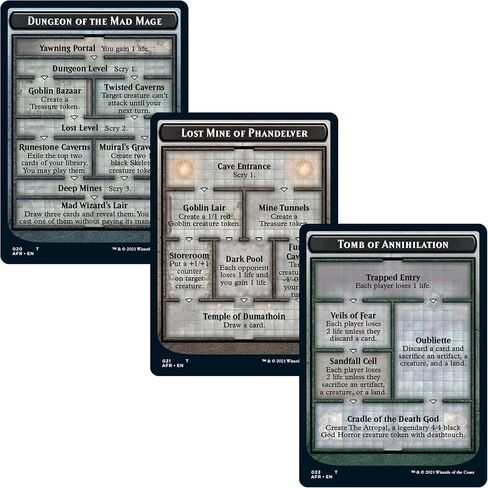 Magic: The Gathering Adventures in The Forgotten Realms Gift Bundle | 10 Draft Boosters | 1 Collector Booster | Accessories in Saudi Arabia