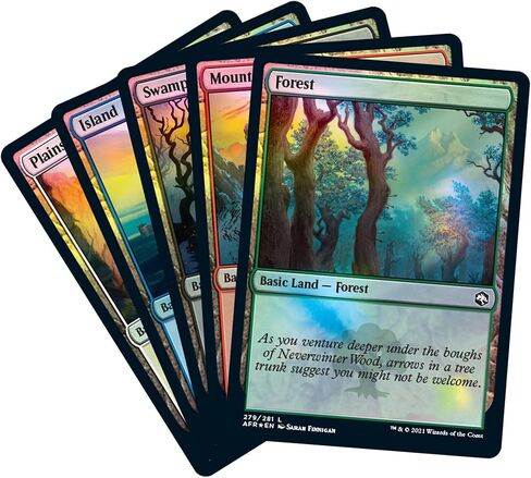 Magic: The Gathering Adventures in The Forgotten Realms Gift Bundle | 10 Draft Boosters | 1 Collector Booster | Accessories in Saudi Arabia