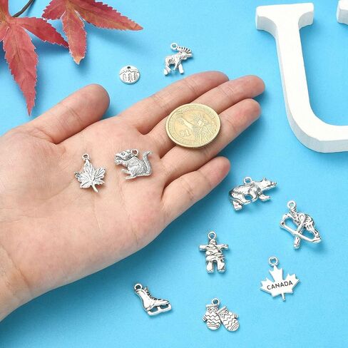 DanLingJewelry 35 قطعة من سبيكة الصليب على الطراز التبتي دلايات متقاطعة من الفضة العتيقة لصنع المجوهرات بنفسك in Kuwait
