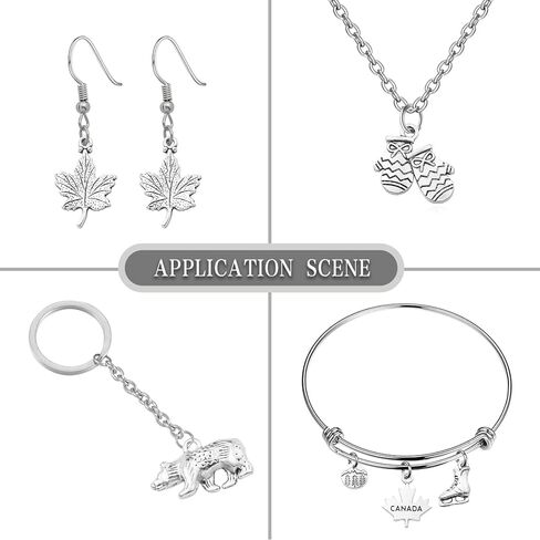 DanLingJewelry 35 قطعة من سبيكة الصليب على الطراز التبتي دلايات متقاطعة من الفضة العتيقة لصنع المجوهرات بنفسك in Kuwait