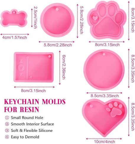 الاجيرلس مجموعة قوالب سلسلة مفاتيح من راتنج الايبوكسي الابجدية 262 قطعة - قوالب سيليكون لصب الراتنج ومجموعة اكسسوارات سلسلة المفاتيح لصنع المجوهرات والقلائد - مجموعة حرفية من الراتنج للمبتدئين in Kuwait