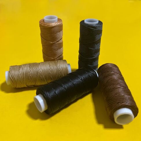 مجموعة الخياطة الجلدية المكونة من 30 عبوة، طقم إصلاح التنجيد، أدوات ولوازم عمل جلدية، طقم أدوات يدوية من الجلد إبر خياطة يدوية بإبر خياطة واسعة العين لإصلاح الجلد (ملونة) in Kuwait