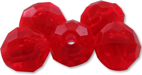 Faceted Acrylic Plastic Beads 200 Pack - Made in USA (Emerald Green, 4mm) in Saudi Arabia