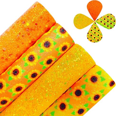 Sunmelyn 6 قطع من ملاءات الجلد الصناعي لعيد الحب مقاس 8 × 12 بوصة نسيج لامع مكتنز بنمط قلب لامع للأقواس (قلب أحمر وردي) in Saudi Arabia
