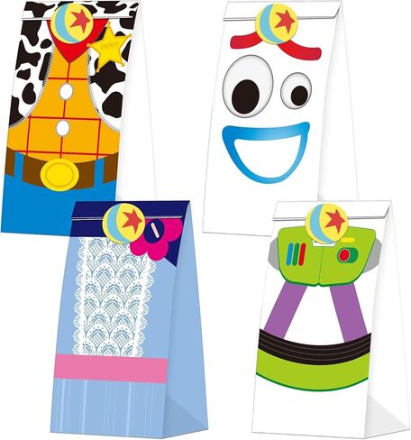 28 قطعة من اكياس الحلوى لهدايا الحفلات لمستلزمات حفلات اعياد الميلاد المستوحاة من القصة، هدايا الحفلات، اكياس حلوى جودي للعاب مستوحاة من القصص وهدايا الحفلات وديكور حفلات اعياد الميلاد للقصص المستوحاة in Kuwait