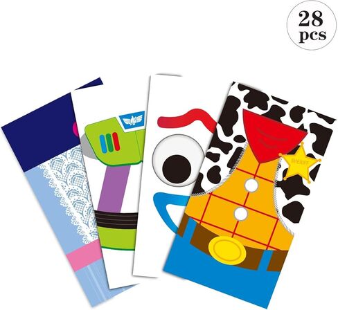 28 قطعة من اكياس الحلوى لهدايا الحفلات لمستلزمات حفلات اعياد الميلاد المستوحاة من القصة، هدايا الحفلات، اكياس حلوى جودي للعاب مستوحاة من القصص وهدايا الحفلات وديكور حفلات اعياد الميلاد للقصص المستوحاة in Kuwait