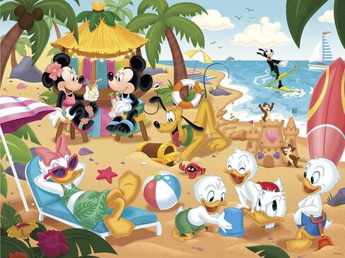 Ceaco - Disney - Mickey & Minnie at The Beach - 300 Piece Jigsaw Puzzle in Saudi Arabia