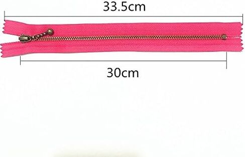 WKXFJJWZC 20pcs 8 Inch (20 cm) Brass Close-end， Zipper On Mix Nylon Coil Zippers (8inch) in Kuwait
