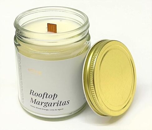نفحات شمعة برطمان Effing Candle Co. 7 أونصة: الكستناء المحمص والروم (الجان المخمور) in Saudi Arabia