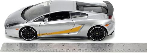 Jada Toys Hyper-Spec 1:24 Lamborghini Gallardo Superleggera Die-cast Car Silver, Toys for Kids and Adults in Saudi Arabia