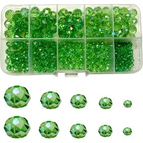 خرز كريستالي من Gocelyn ذو أوجه زجاجية من لون AB (أزرق)، خرز كريستالي AB متعدد الأوجه من Rondelle لوازم متنوعة خرز فضفاض لصنع المجوهرات ونتائج الأساور والمعلقات (2 مم، 4 مم، 6 مم، 8 مم، 10 مم) in Kuwait