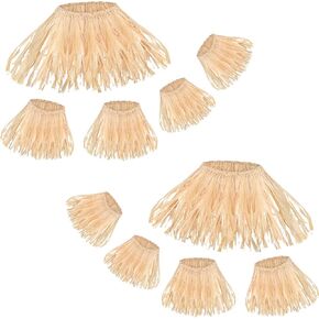10 Pieces Scarecrow Straw Kit Scarecrow Costume Accessories Raffia Grass Bundle Dry Straw Party Accessory Halloween Decoration in Kuwait