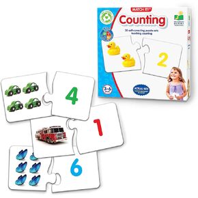 The Learning Journey: Match It! Mathematics - STEM Addition and Subtraction Calculation Activities Game - Teaches Early Math Facts with 30 Matching Pairs - Math Puzzle For Toddler Ages 3 to 6