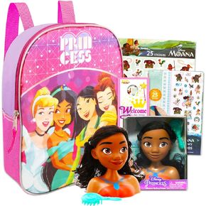 Moana Playset Bundle Moana Toys - Moana Styling Head with Travel Bag, Stickers, Tattoos, and More (Disney Princess Moana Activity Set) in Kuwait