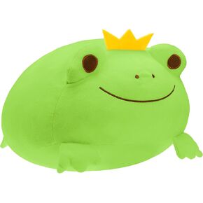 ROCHEMON Cute Frog Plush Stuffed Animal, Green Frog Plushie Hugging Pillow Toy Gift for Kids, Toddlers, Grils & Boys, 14 inch