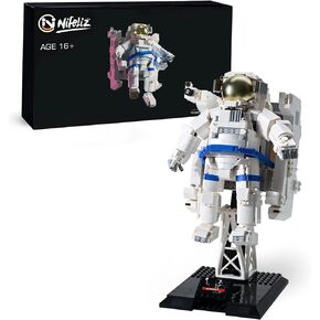 نيفيليز مجموعة مكعبات بناء رائد فضاء لاستكشاف الفضاء من هوم يونيفيرس، لعبة بناء تعليمية يمكنك تركيبها بنفسك، هدية للبالغين والمراهقين، جديدة 2023 (1515 قطعة) in Kuwait