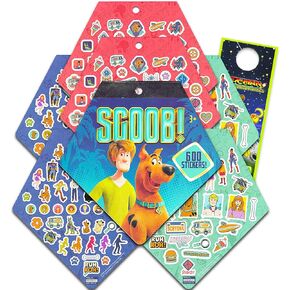 Scooby Doo Ultimate Sticker Pack Set ~ Bundle with 600 Scooby Stickers | Scoob Sticker Books for Kids Party Supplies, Party Favors with Rex-Man Door Hanger in Saudi Arabia