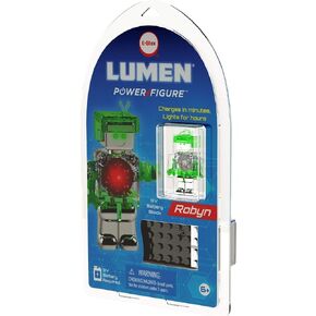 E-Blox Lumen Power Figure Seymour، شكل مضيء LED متوهج، يتوهج باللون الأخضر والأزرق عند توصيله بنقطة اتصال معدنية، لعبة Building Blox STEM للأطفال، هدية عيد ميلاد، الأولاد والبنات، 6+ in Kuwait