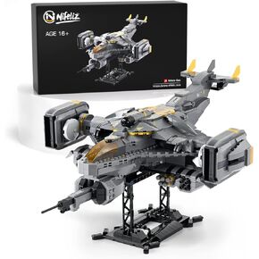 نيفيليز مجموعة مكعبات بناء مكوك هجوم عسكري، لعبة نموذج طائرة سترايك هدية للبالغين (906 قطعة) in Kuwait