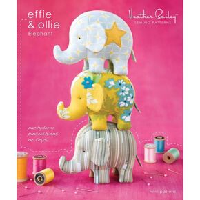 Effie & Ollie Mini Elephant Pattern Heather Bailey Patterns HBA-MP004 in Saudi Arabia