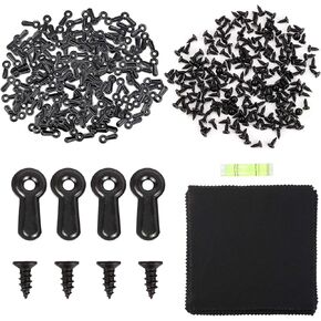 مشابك خلفية صلبة بإطار صور، 200 قطعة زر الدوران و200 قطعة من البراغي للصور والصور in Kuwait