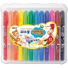 أقلام الرصاص الملونة القابلة للالتواء من عاموس بريميوم، الأكثر نعومة في العالم، 18 لونًا in Kuwait