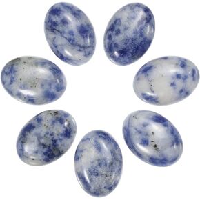 MECCANIXITY Flat Oval Stone,Oval Cabochons Stones for Home Decor