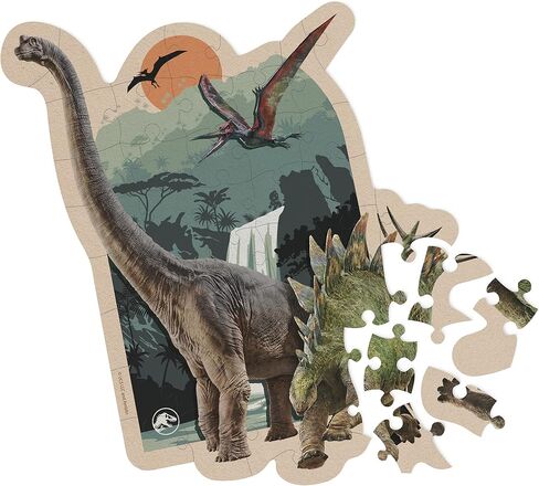 Jurassic World, 2 Mystery Puzzle Bundle 46-Piece Jigsaw Activity Dinosaur Park Movie in Egg, for Adults & Kids Ages 4 and up in Saudi Arabia
