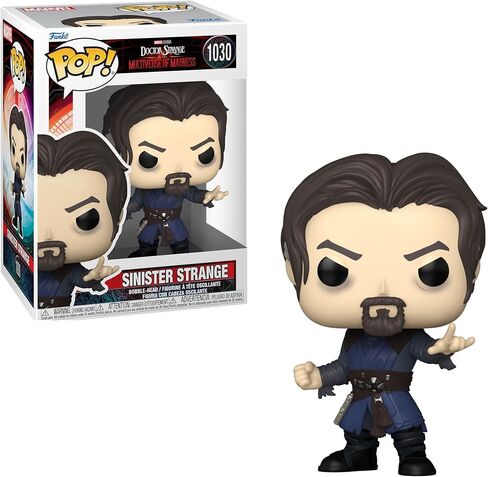 Funko Pop! Marvel Movies: Doctor Strange in The Multiverse of Madness Collectors Set - 4 Figure Set Includes: America Chavez in Cloak, Sinister Strange, Dead Strange & Captain Carter in Saudi Arabia