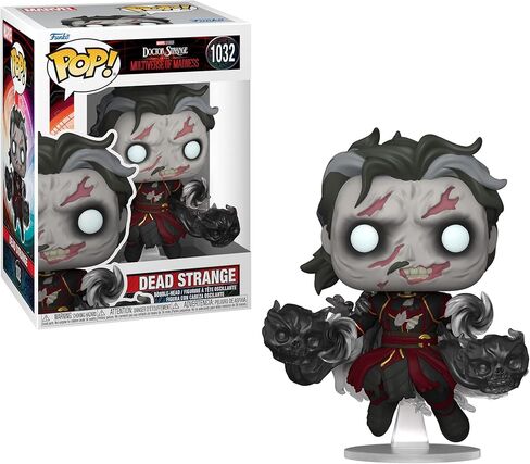 Funko Pop! Marvel Movies: Doctor Strange in The Multiverse of Madness Collectors Set - 4 Figure Set Includes: America Chavez in Cloak, Sinister Strange, Dead Strange & Captain Carter in Saudi Arabia