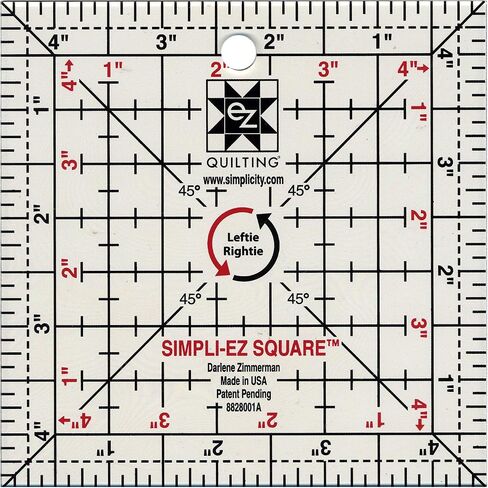 EZ Quilting Simppli-EZ 8828001 أداة خياطة مربعة وملفوفة 4.43 بوصة in Saudi Arabia