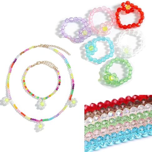 خرز كريستالي من Gocelyn ذو أوجه زجاجية من لون AB (أزرق)، خرز كريستالي AB متعدد الأوجه من Rondelle لوازم متنوعة خرز فضفاض لصنع المجوهرات ونتائج الأساور والمعلقات (2 مم، 4 مم، 6 مم، 8 مم، 10 مم) in Kuwait