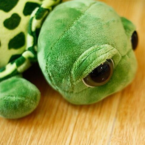XIAOHONG Green Turtle Plush Toys,13.7'' Stuffed Turtle Plush with Big Eyes,Tortoise Plush Pillow Sea Turtle Stuffed Animal Turtle Plush Toys for Kids Great Gift for Turtle Lovers in Kuwait