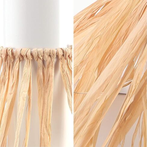 مجموعة قش فزاعة مكونة من 10 قطع، اكسسوارات زي فزاعة من عشب الرافيا، ملحقات حفلات الهالوين in Kuwait