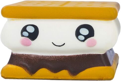 AILIMY سكويشيز ساندويتش بسكويت جامبو بطيء الارتفاع لطيف برائحة الطعام الكريمي لألعاب حفلات الأطفال in Kuwait