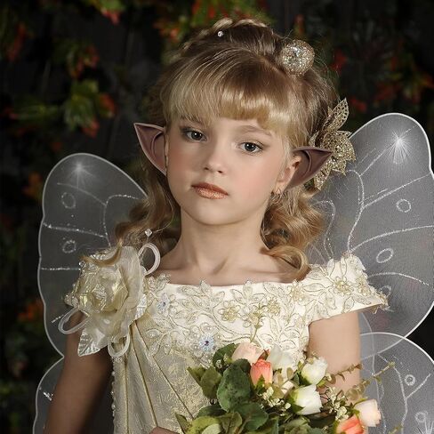 ترونيسترو 10 ازواج من اذني قزم الهالوين مصنوعة من اللاتكس بلون بني، اذان بيكسي الجنية مصاص الدماء للهالوين والكريسماس، اكسسوارات تنكرية، مقاسين in Kuwait