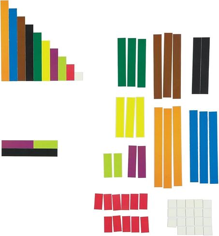 Learning Resources Magnetic Cuisenaire Rods, Early Match Concepts, School Supplies, Multicolor, 64 Pieces, Ages 5+ in Saudi Arabia
