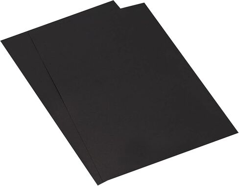 SOUJAP 300 Sheets A4 Black Blank Cardstock Paper, 8.5 x 11 Inch Cover Card Stock for Scrapbooking, Crafts, DIY Cards and Invitations, 180gsm in Saudi Arabia