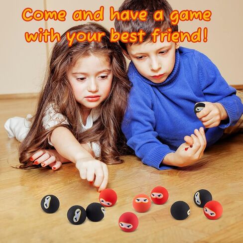 Chivao Ninja Bouncing Balls, Bouncing Ninja Toy Game, Party Favors Bounce Balls, 1.26 Inch Bouncy Balls for Graduation Birthday Party School Outdoor Activities (20 Pcs) in Saudi Arabia