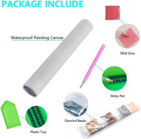 لوحة ألماس 5D ، أصدقاء جيد الظبي والأرانب الماس لوحات حجر الراين التطريز مجموعات الغرز التداخل الفن الحرفية قماش ملصقات ديكور الحائط ديكور المنزل 30.48 × 40.64 سم in Kuwait